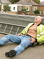 Hairy Construction Workers - Carlo Cox and Ray Stone
