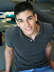 Nice and sexy college dude posing
