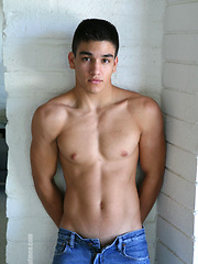 Nice and sexy college dude posing