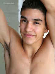 Nice and sexy college dude posing