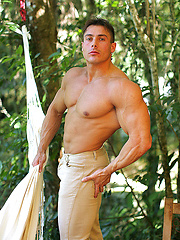 Handsome muscle model Gilberto Nestore
