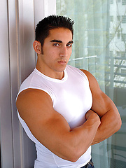 21yo bodybuilder Cody Miller showing his strong body