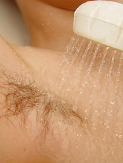 European cute twink in the shower