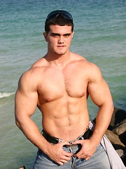 Latin man Alain Lamas outdoors