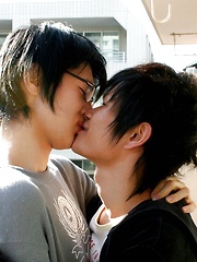 Cute japanese boys barebacking