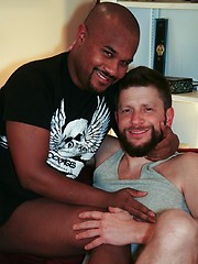 Leon Ryder and Randy Scott warm up the room with steamy ass fucking