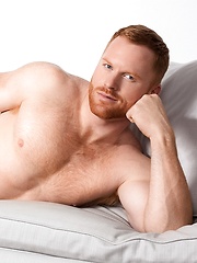 Sexy redhead model Seth Fornea