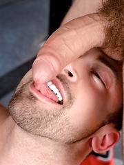 Ass fucking in a locker room