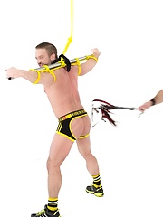 Bound Jocks - Leo Forte Flogs Dirk Caber