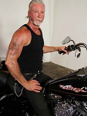 Dean Burke loves riding his hog but he wants to be riding a hot bear
