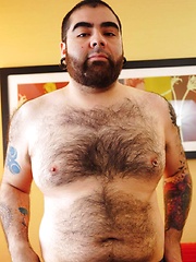 Super Hairy Cub Charlie Fiske Makes A Great Big Sticky Mess!