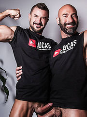 Rod Beckmann, Drew Sebastian, And Dolf Dietrich - Interracial Bareback Threesome